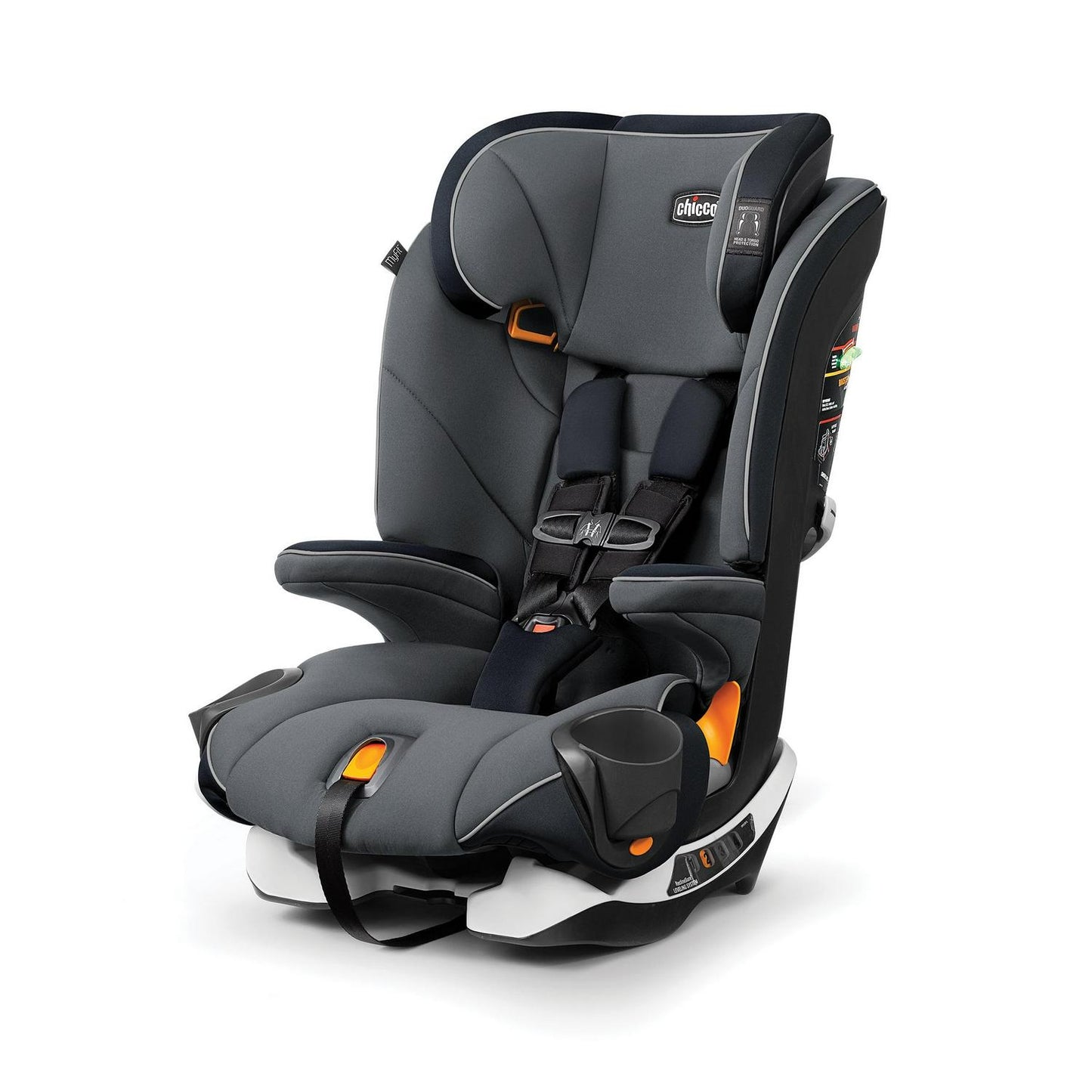 MyFit Harness and Booster Car Seat - Fathom (Grey/Blue). New
