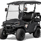 Coleman Powersports CGC2 51.2V Electric Utility Golf Cart, 4-Seater Vehicle Up to 20 MPH & 40 Miles Range, 5kW Motor, LCD Display & Rear Storage, Ages 16 and Up, Matte Black