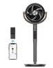 Dreo Pedestal Fan with Remote, 43'' Quiet Standing Fan for Home Bedroom, 120+105 Smart Oscillating Floor Fans with Wi-Fi/Voice Control, Works with Alexa/Google, 6 Modes, 8 Speeds, 12H Timer