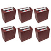 Trojan T-875 8V 170Ah Flooded Lead Acid GC2 Deep Cycle Battery x6