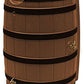 Good Ideas Rain Wizard 65 Gallon Rain Barrel with Darkened Ribs - Terra Cotta