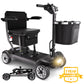 EAGLOG Light Weight 4 Wheels Mobility Scooter for Seniors, Electric Folding Wheelchair Device for Travel, Black