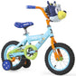 Bluey 12-Inch Kids BMX Bike with Training Wheels, Plush Bag, Steel Frame, Coaster Brake, Ages 3-5