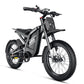 Arkveld Electric Bike for Adults, Peak-3000W, Max 40MPH and 80Miles Electric Motorcycle,25" Fat Tire Dirt Bike, APEX1 7-Speed E-BikeWhite