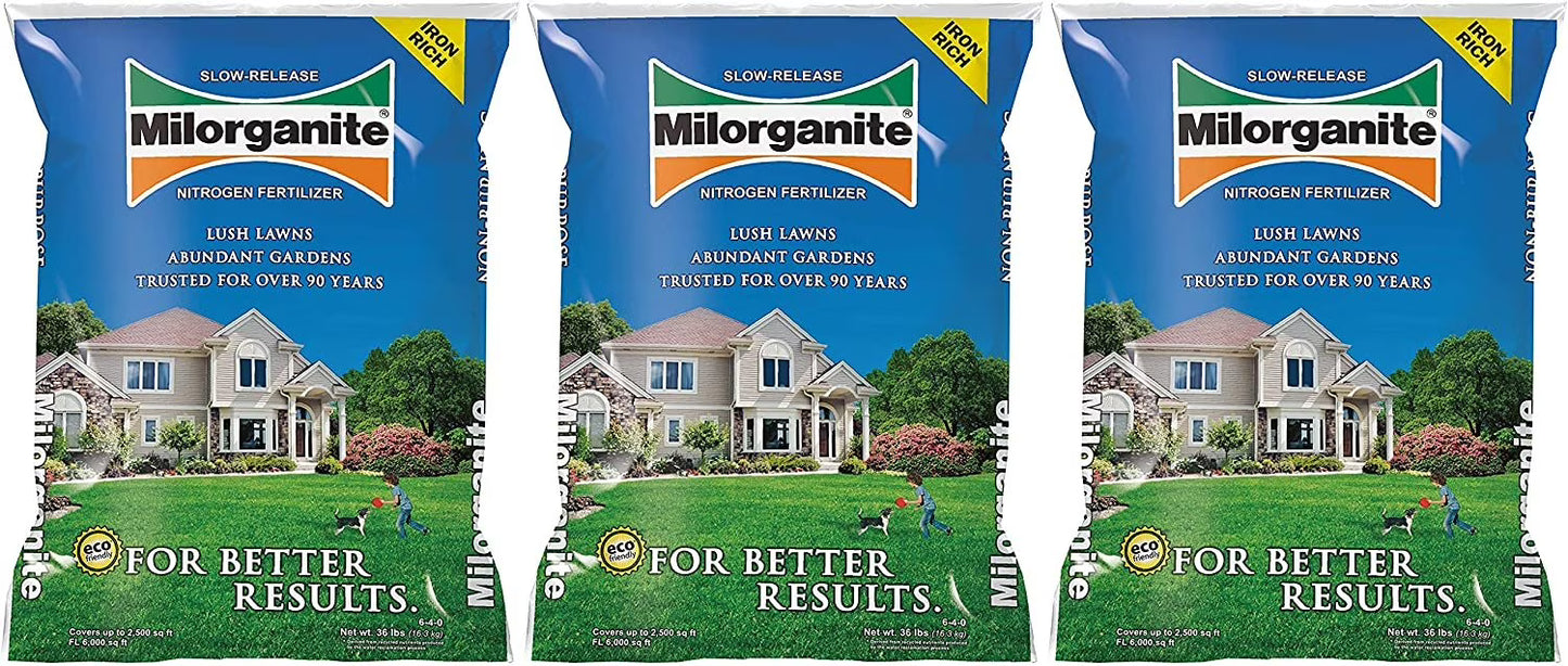 MILORGANITE Organic Nitrogen Fertilizer, 32 lb