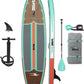 Drift Aero Inflatable Stand Up Paddle Board - SUP Paddle Board & Accessories, Including Pump, Paddle, and More - Classic Woodgrain, Adult, 10'8"