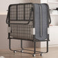 Folding Bed with 4 Inch Foam Mattress, 75" x 31" Rollaway Bed for Adults, Portable Bed with Lockable Wheels, Easy Assembly & Moving, Standard