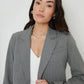 Women's Grey Pinstripe Lined Blazer Siouxe