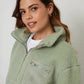 Women's Sage Half Zip Borg Fleece Siouxe