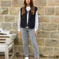 Women's Black Reversible Fleece Borg Gilet Siouxe