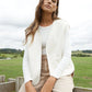 Women's Cream Reversible Fleece Borg Gilet Siouxe