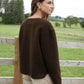 Women's Chocolate Fleece Borg Toggle Jacket Siouxe