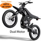 GT73 Electric Bike for Adults, 2000W UL 2849 Electric Dirtbike with 25" Motorcycle Tires,48V36.4AH Dual Battery EBike, Max 37 mph & 85 mile Long Range, Dual Hydraulic Brakes & Full Suspension