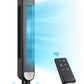 Dreo Tower Fan for Home, 42" Standing Fan with Remote, 90 Oscillating Fan for Indoors, 34dB Quiet Bedroom Fans, 6 Speeds, 4 Modes, 12H Timer, Bladeless Fan with LED Display, 26 ft/s High Velocity
