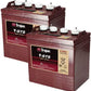 Trojan T-875 8V 170Ah Flooded Lead Acid GC2 Deep Cycle Battery x2