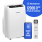 Westinghouse 12,000 BTU Portable Air Conditioner & Dehumidifier with Remote & Smart App, up to 550 Sq Ft