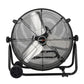24 Inch High Velocity Drum Floor Fan. Industrial. 3-Speed. Adjustable Tilt